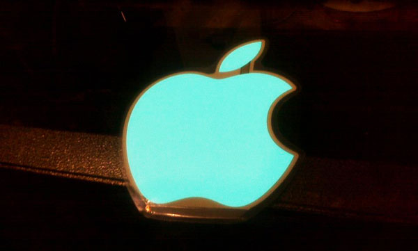 Logo Apple IPhone électroluminescent
