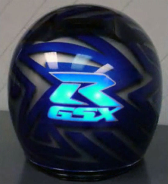 Casque Suzuki GSXR électroluminescent
